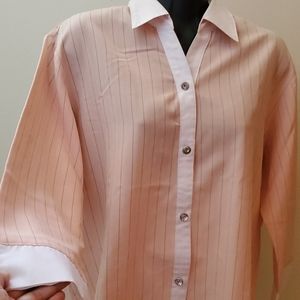 Button down 3/4 sleeves top